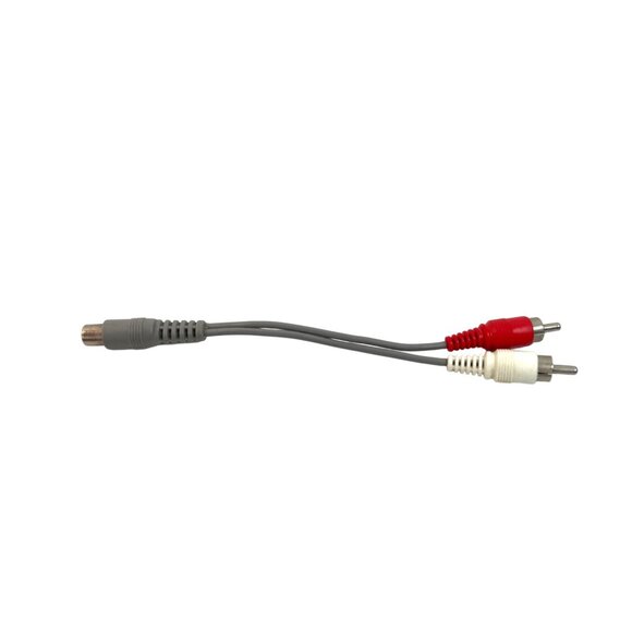 RCA Audio & Video Adapter Cable 6 Inch Length With Dual Male Connectors For TV & - Picture 1 of 5
